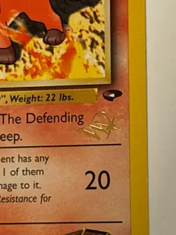 Brock's Vulpix Wizard Promo [W Stamped] 037/132 Wotc Pokemon Card - Image 2