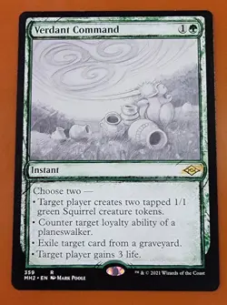 1x Verdant Command | Showcase | Modern Horizons 2 | MTG Magic Cards - Image 1