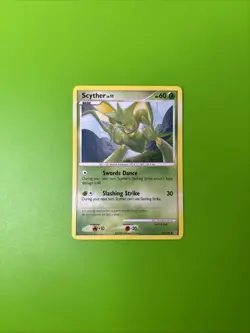 Scyther 49/100 Stormfront Non Holo Pokemon Card LP+ - Image 1