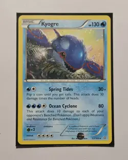 Kyogre 53/160 Primal Clash Cracked Ice Rare Pokemon Card (Print Error) - Image 3