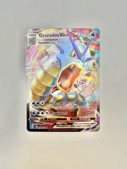 Pokemon Gyarados VMAX TCG Full Art Holo Ultra Rare Dynamax Card 029/203 - Image 1