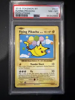 Pokemon Card Flying Pikachu 110/108 NM Secret Rare XY Evolutions 2016 - Image 1