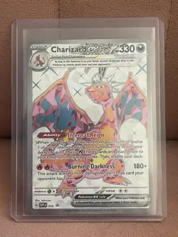 Charizard EX Promo 056 Scarlet and Violet Promo Card Near Mint Condition - Image 1