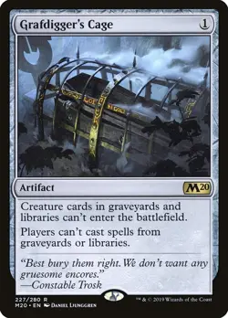1 Grafdigger's Cage (227/357) Core Set 2020 Near Mint MTG Magic the Gathering - Image 1