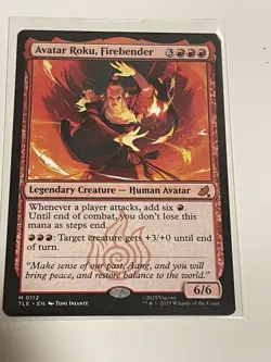 Avatar Roku, Firebender - MTG - The Last Airbender Magic - NM M 0112 - Image 1