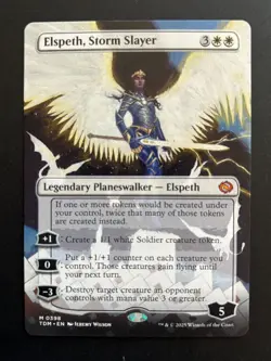Elspeth, Storm Slayer (Borderless) Tarkir: Dragonstorm Regular - Image 1