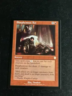 MTG - NM - RETRO FRAME - Blasphemous Act - Commander Legends - Image 1