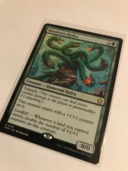 MTG Magic the Gathering Mossborn Hydra 107/789 Foundations - Image 3