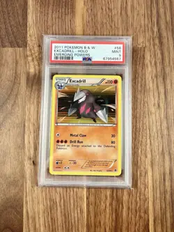 PSA 9 - Excadrill 56/98 Holographic Rare Emerging Powers Pokemon TCG - Image 1