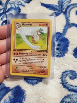 Pokemon 1st Edition Marowak Uncommon Jungle 39/64 LP - Image 1