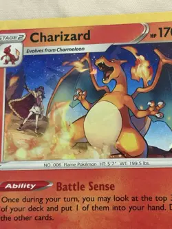 Charizard 025/185 Cracked Ice Holo Deck Exclusive Pokemon Vivid Voltage NM - Image 5