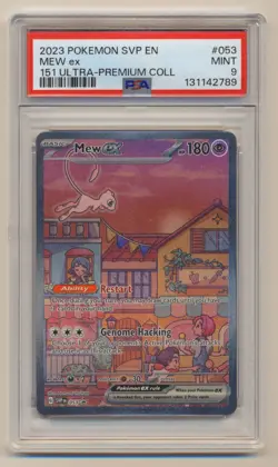 PSA 9 Pokemon Black Star Promo Mew EX SVP EN #053 MINT Condition!! - Image 1