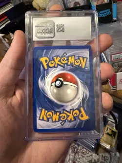 2000 POKEMON BLACK STAR PROMO HOLO POKEMON LEAGUE #9 MEW CGC 9 - Image 2