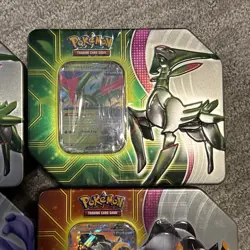 5 Pokemon TCG Walmart Black Friday Paradox Destinies Tins SEALED 5 Packs/Tin - Image 3
