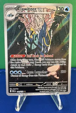 Pokemon TCG Clawitzer 141/132 Mega Evolution Illustration Rare - NM - Image 1