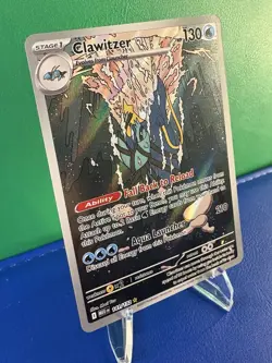 Pokemon TCG Clawitzer 141/132 Mega Evolution Illustration Rare - NM - Image 3