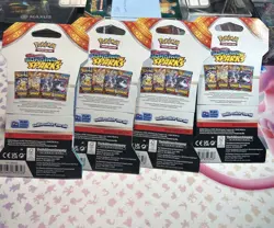 Pokemon TCG Surging Sparks Booster Blister Pack [4 Unique Arts] Sealed - Image 2