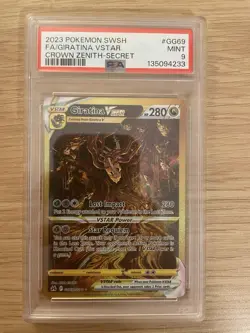 Pokemon Giratina VSTAR GG69/GG70 Crown Zenith: Galarian Gallery Holo PSA 9 - Image 1