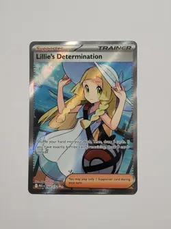 Lillie's Determination 169/132 Pokemon Me01: Mega Evolution Holo - Image 1