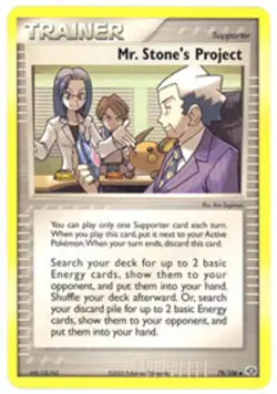 1x Mr. Stone's Project - 79/106 - 79 - Uncommon Lightly Played Pokemon EX - Emer - Image 1