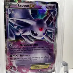 2016 Pokemon XY: Breakpoint #52/122 Espeon EX - PSA 9 MINT - Image 4