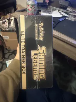 Pokemon TCG Shining Legends Elite Trainer Box Sun &Moon ETB With Very Small Tear - Image 1