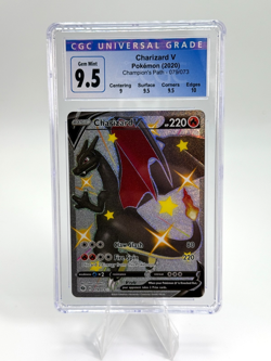 Pokemon Charizard V Secret Rare Champion’s Path 79/73 CGC 9.5 Gem Mint - Image 1