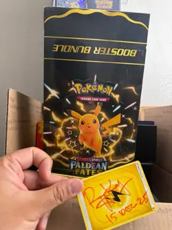 Pokemon Scarlet & Violet Paldean Fates Booster Bundle Box Display Factory Sealed - Image 1
