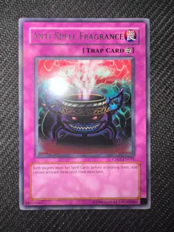 Yugioh Anti-Spell Fragrance Unlimited Edition Rare CP05-EN011 LP/NM - Image 1