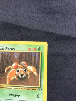 Pokemon Cards: Gym Challenge 1st Edition Common: Erika's Paras 71/132 - Image 3