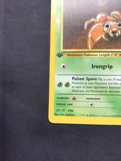 Pokemon Cards: Gym Challenge 1st Edition Common: Erika's Paras 71/132 - Image 5