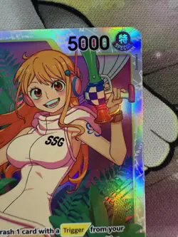 One Piece CCG Nami SR OP08-106 Two Legends Foil Card NM - Image 4