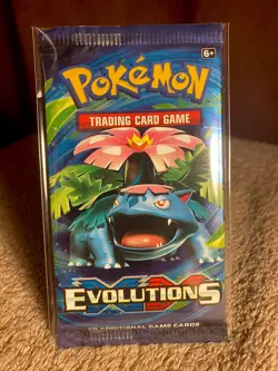 Pokemon TCG XY Evolutions Booster Pack Venusaur Art Factory Sealed 10 Cards - Image 1