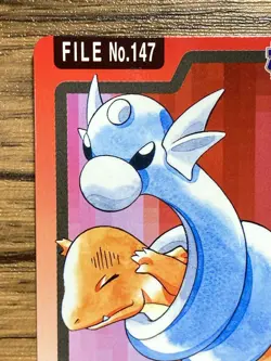 Pokemon Carddass Card Dratini File No.147 Bandai Pocket Monsters 1997 - Image 3