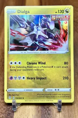 Dialga 112/203 Holo Rare Evolving Skies Pokemon Card NM - Image 1