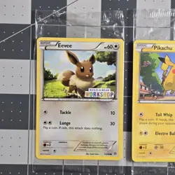 Pokemon Sealed Build A Bear Promo Eevee And Pikachu 63/98 20/108 Cards - Image 2
