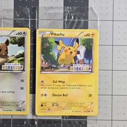 Pokemon Sealed Build A Bear Promo Eevee And Pikachu 63/98 20/108 Cards - Image 3