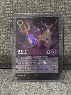 Disney Lorcana Ursula's Return Ursula - Sea Witch Queen (Enchanted) 208/204 - Image 1