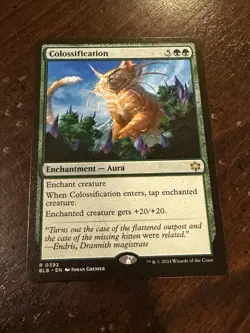 2025 Magic The Gathering Bloomburrow #R392 Colossification - Image 1