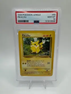 1999 Pokemon Jungle Pikachu PSA 10 #60/64 - Image 1