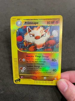 Primeape Aquapolis 29/147 Reverse Holo eReader Pokemon TCG NM - Image 2