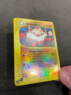 Primeape Aquapolis 29/147 Reverse Holo eReader Pokemon TCG NM - Image 3