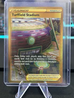 Turffield Stadium - 234/203 - Pokemon Evolving Skies Sword Shield Secret Rare NM - Image 1