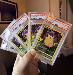 Pikachu # 005/025 Full Art | Pokemon TCG - 2021 Celebrations | PSA 8 NM-MT - Image 1