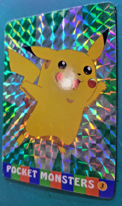 Pocket Monsters sticker vending Vintage Rare #3 Pikachu Holo #7 Charizard - Image 2