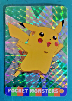 Pocket Monsters sticker vending Vintage Rare #3 Pikachu Holo #7 Charizard - Image 4