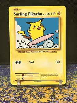 Pokemon TCG Surfing Pikachu XY Evolutions 111/108 Regular Secret Rare NM - Image 1