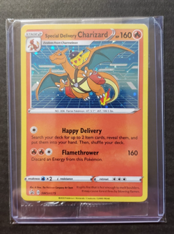 Pokemon TCG Special Delivery Charizard SWSH075 Black Star Promo SEALED Near Mint - Image 2