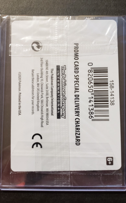 Pokemon TCG Special Delivery Charizard SWSH075 Black Star Promo SEALED Near Mint - Image 5