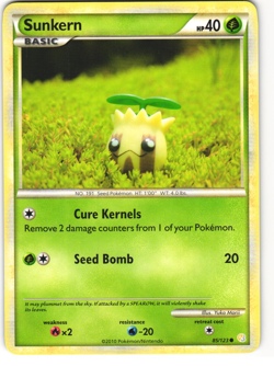 Sunkern Common Pokemon TCG HeartGold & SoulSilver 85/123 - Image 1